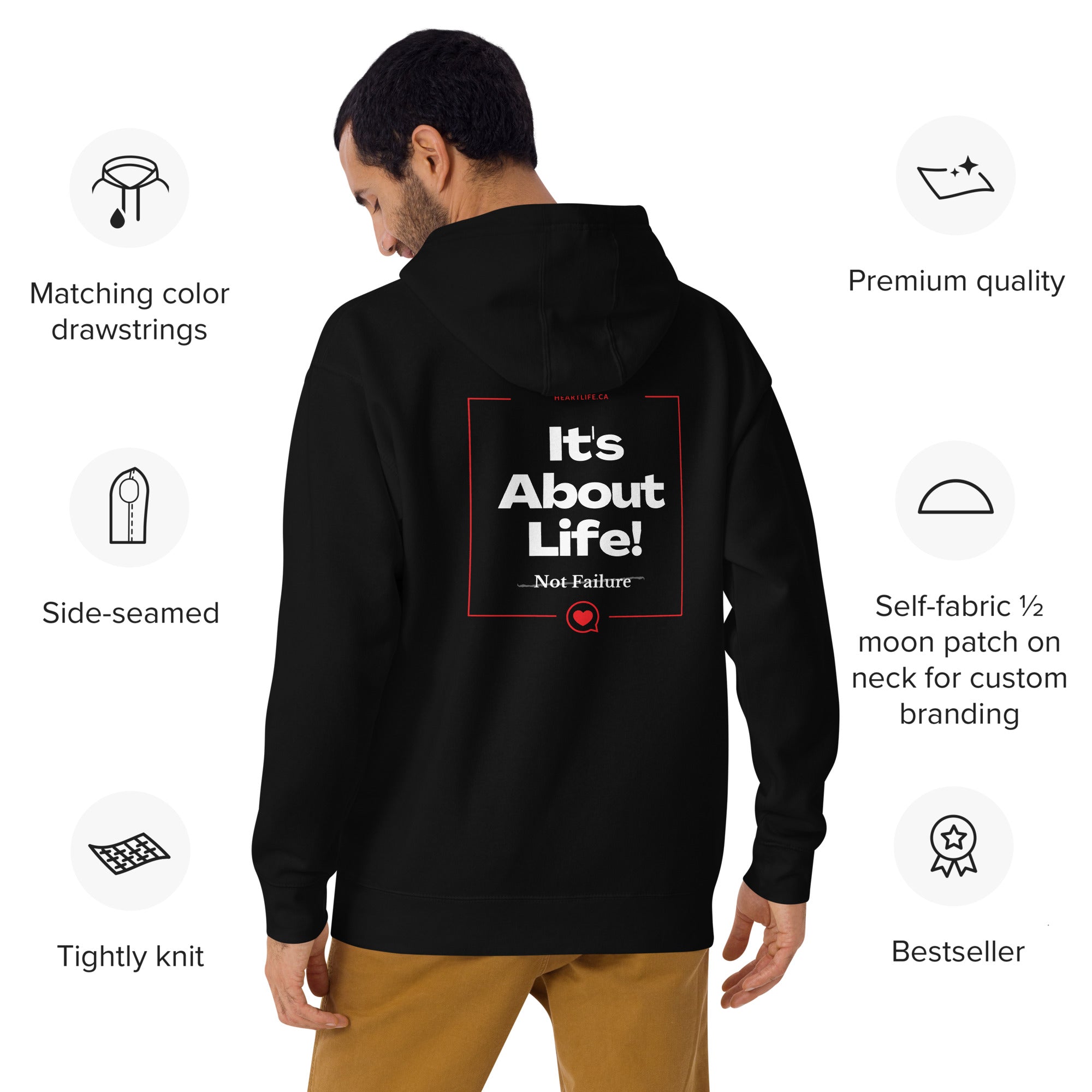"Its About Life" Unisex Hoodie Version 2.0
