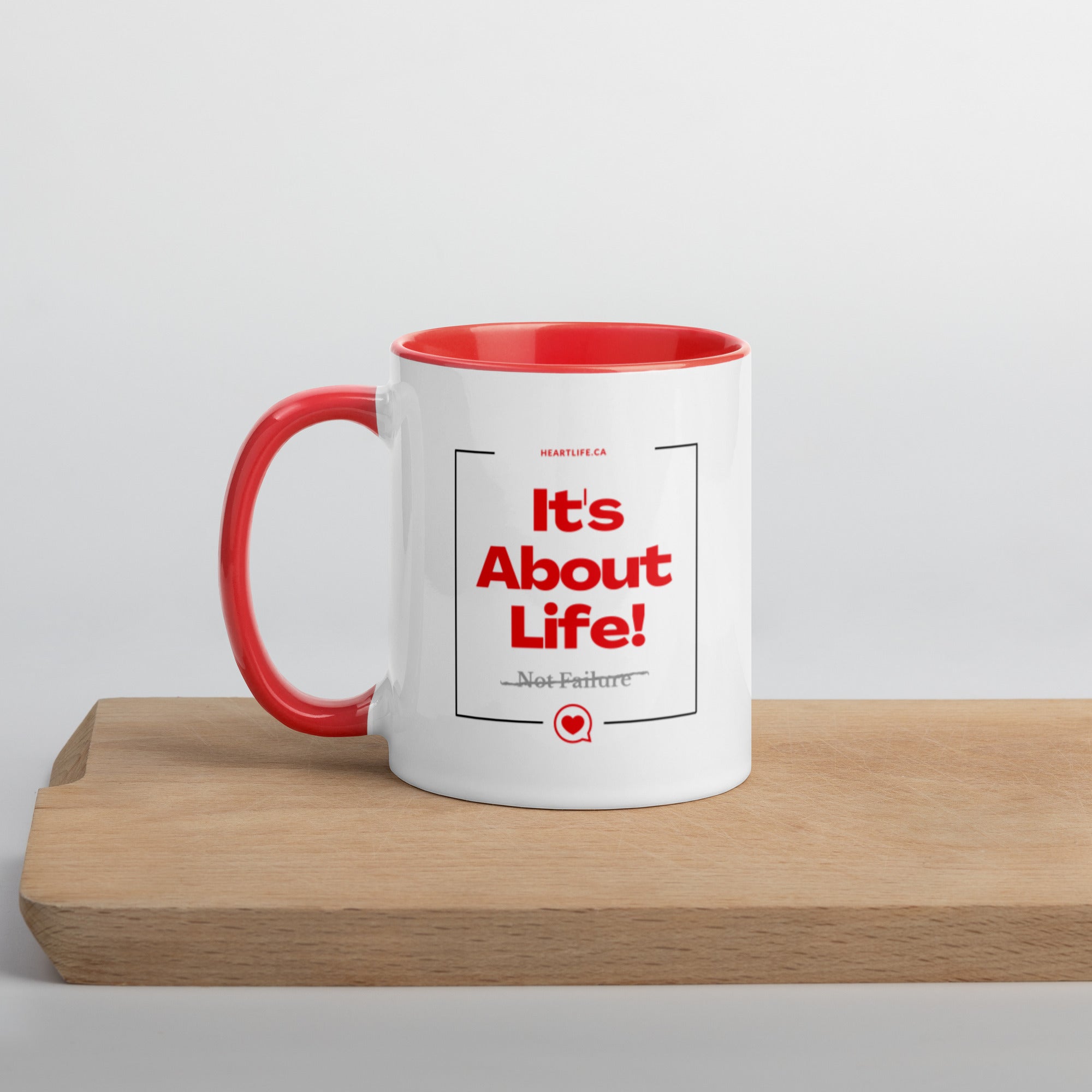 It's About Life™ Mug with Color Inside